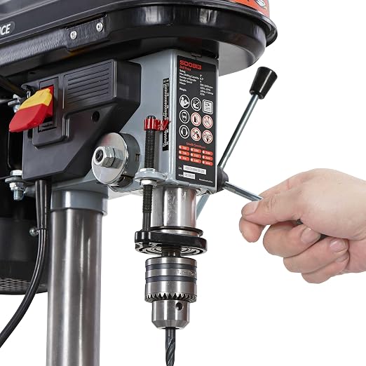 SHOPMAX 8 inch 9 adjustable speeds 4.2 Amp Benchtop Drill Press