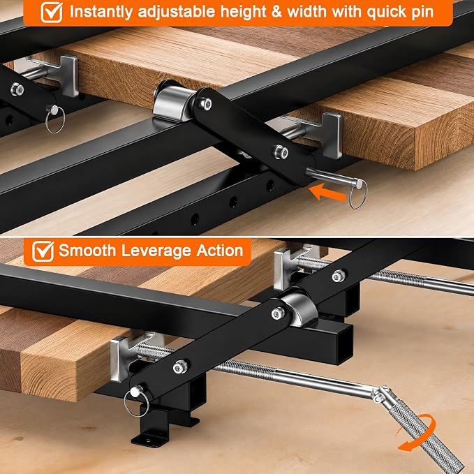 24 Inch Panel Clamp 2 Pack, 4-Way Pressure Steel Parallel Clamp