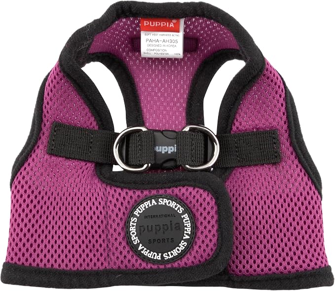 PUPPIA International Harness Soft B Vest, XX-Large, Purple
