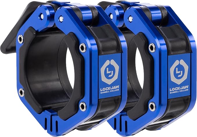 Lock-Jaw Flex Magnetic Barbell Collars/Clamps, 2"/50mm Olympic Bars