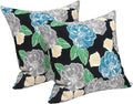 LVTXIII Outdoor Pillows 20x20 Inch, 2 Pack Large Decorative Square Throw Pillows with Inserts for Couch, Bed, Floor Seating, Patio Furniture, Sketch Peony