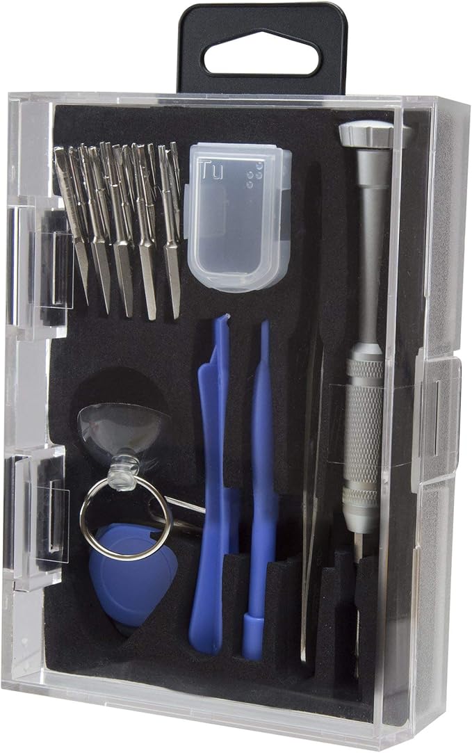 StarTech.com Cell Phone Repair Kit - with Case - Multipurpose - Computer Tool Kit - Electronics Kit - PC Tool Kit , TAA (CTKRPR)
