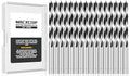Brad Point Wood Drill Bit Set, 16Pcs 1/4" Drill Bit Set with Double Flutes Design for Carpenter Woodworking and All Types of Wood
