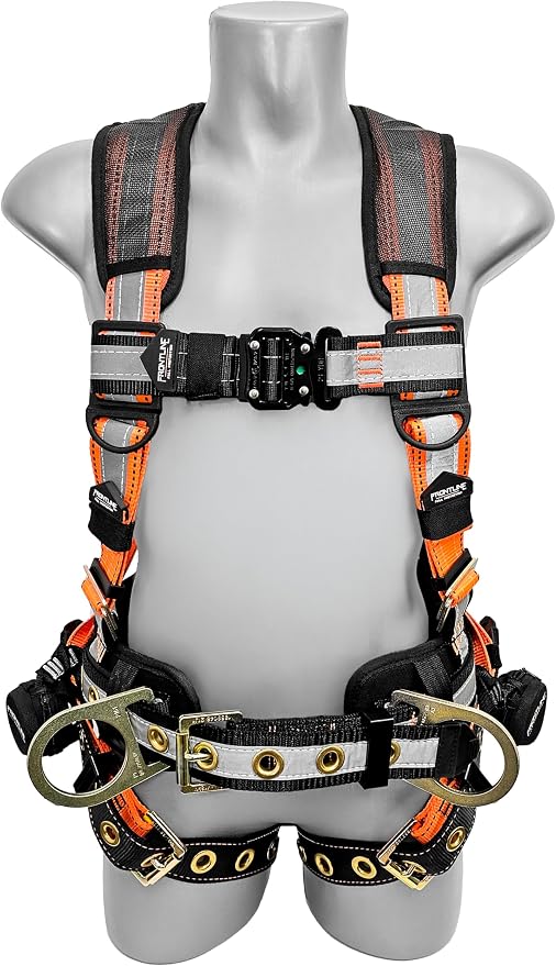 FRONTLINE FALL PROTECTION Harnesses + D-Ring+ Multiple Styles + OSHA and ANSI compliant