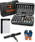 Multi Tool Set, 24 in 1 S2 Steel Magnetic Screwdriver Sets, High Torque with DIY Detachable T Ratchet Handle, Precision Repair for Furniture Assembly, Electrical Appliance, Bicycle (42-IN-1)