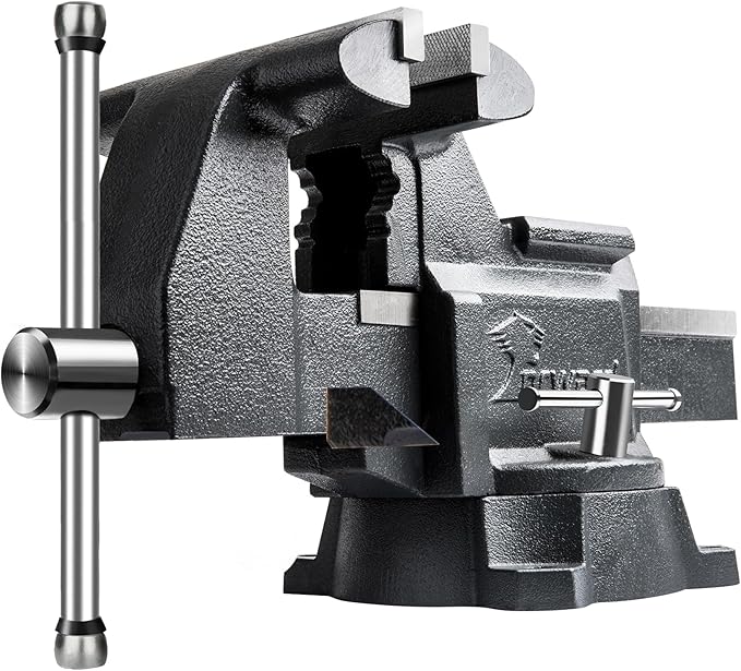 Forward CR50A-5.5In Bench Vise Heavy Duty Vice with Anvil and 210 Degrees Swivel Base (5 1/2")