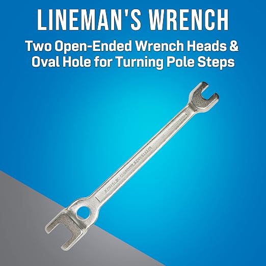 Jonard Tools JIC-650, Lineman's B Type Double Ended Wrench, 13" Length