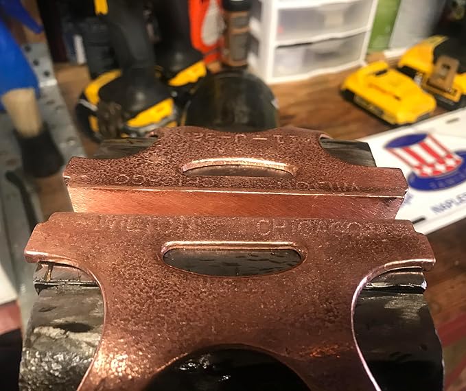 Wilton 8" Copper Vise Jaw Caps (404-8)