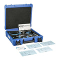 Outside Micrometer Set, 4 Pieces 0-1", 1-2", 2-3", 3-4", 0.0001" Graduation, Ultra-Precision Machinist Tools, Carbide Tips, Vernier Scale, Ratchet Stop, Includes Case