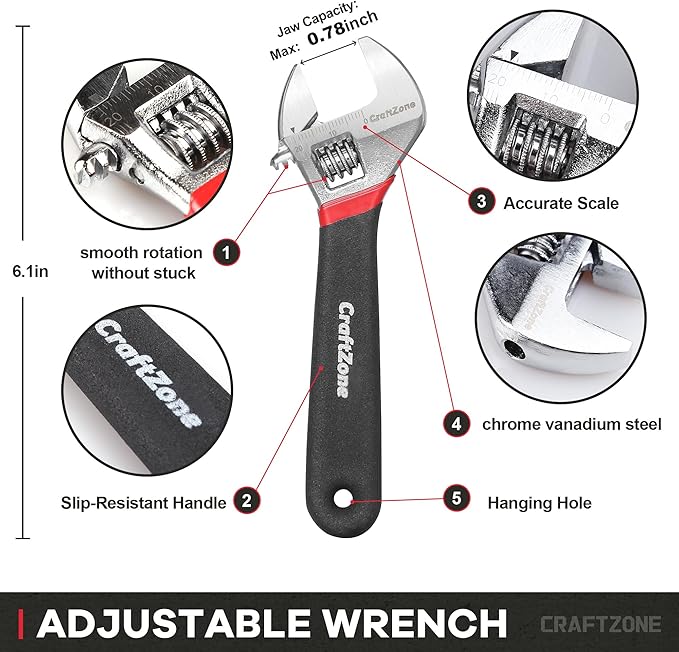 10PC Pliers and Wrench Set with Storage Rack – Includes Channel Lock | Long Needle Nose | Diagonal Cutter | Groove Joint | Linesman & Mini Plier, Carbon Steel Tool Kit for DIY and Home a Gift for Man