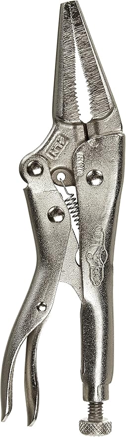 IRWIN VISE-GRIP Original Locking Pliers, Long Nose, 4-Inch (1602L3), 100mm