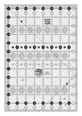 Creative Grids Quilt Ruler 8-1/2in x 12-1/2in Rectangle – CGR812 – Made in USA, Non-Slip Grip Acrylic Quilting, Sewing, Crafting, Patchwork Ruler for Measuring & Cutting Fabric