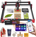 AlgoLaser 10W Laser Engraver Machine - Laser Engraver/Cutter with 3.5" Smart Touchscreen & AlgoOS System, 12000mm/min Speed, 0.05mm Laser Spot, Laser Engraving for Metal, Wood, Glass & Leather
