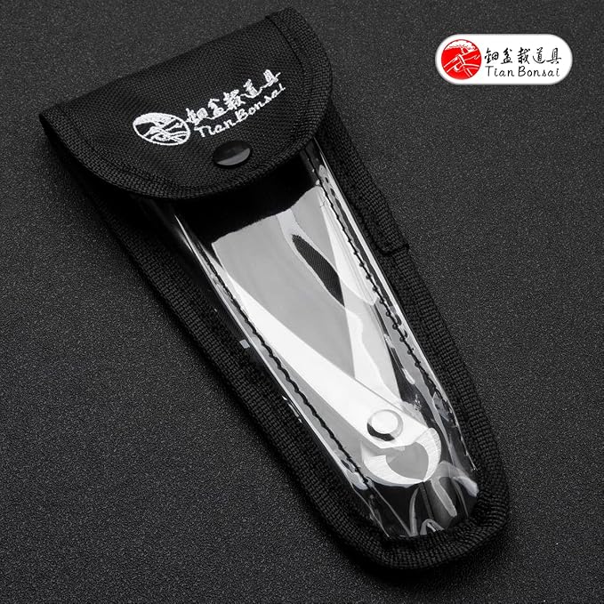 Bonsai Straight Edge Cutter Professional Grade Branch Cutter Alloy Steel Bonsai Tools Equip With Tool Bag (MT-SE-180)