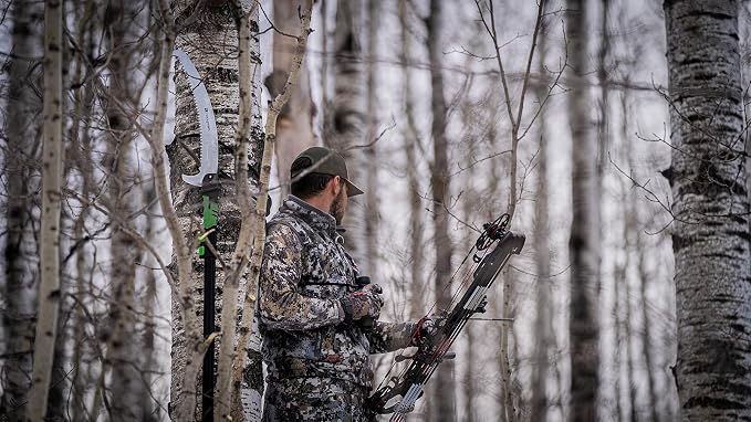 Hooyman Extendable Tree Saw with Compact Design, Detachable Handsaw and Telescoping Pole, No-Slip H-Grip, Impulse Hardened Teeth, and Wrist Lanyard for Tree Trimming, Hunting, Camping, and Outdoors
