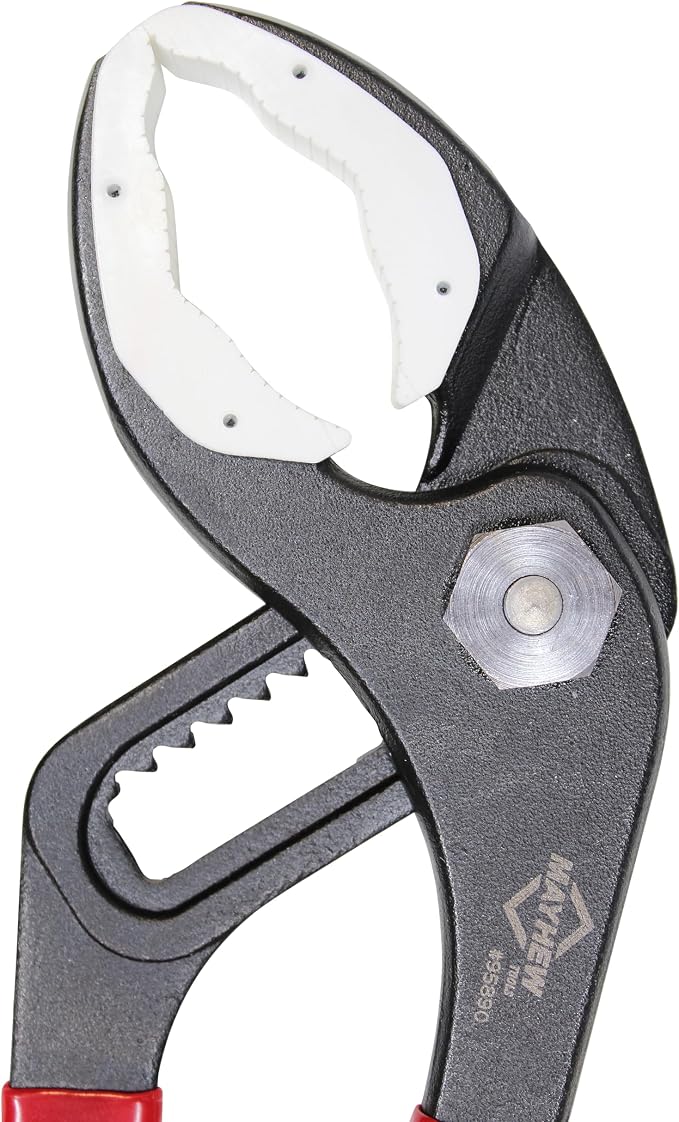 Mayhew Tools 95890 Soft Jaw Pliers, 2.75" Wide 8-Position, Red