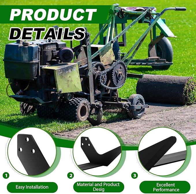 Threlaco 18 Inch Sod Cutter Blade Compatible with Ryan Sod Cutters Replacement for All 18" Machine 4132717 4132717.7