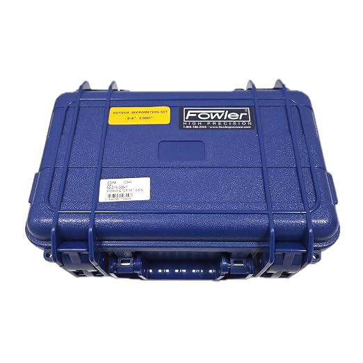 Fowler 52-215-006-1, Outside Micrometer Set With 0–6" Measuring Range