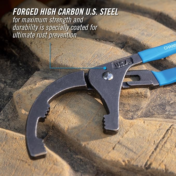 Channellock Oil Filter and PVC Plier 209 - Adjustable 4 Position Grip - 9-Inch