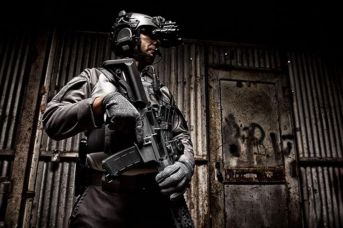 Mechanix Wear Original Tactical Glove - High Performance Anti-Slip Grip Safety Gloves - Impact Resistant & Touchscreen Capable - Small - Wolf Grey