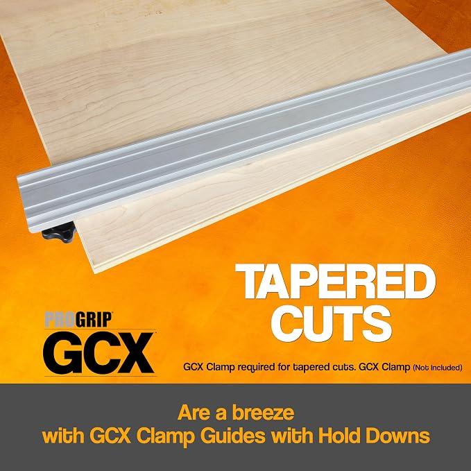 ProGrip GCX Edge Clamp Hold Down Clamp Pair for Angle and Tapered Cuts