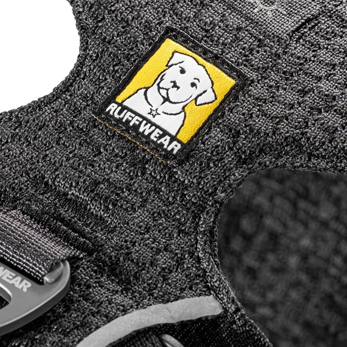 Ruffwear, Front Range Flex Dog Harness, Engineered Knit Construction for Ultimate Fit and Mobility, Lightweight Flexible Everyday Harness with Dual Leash Clips, Basalt Gray, Small
