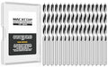 Brad Point Wood Drill Bit Set, 16Pcs 1/8" Drill Bit Set with Double Flutes Design for Carpenter Woodworking and All Types of Wood