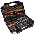 ETERNA Drill Bit Set, 246 PCS Titanium HSS Drill Bit Kit Screwdriver Bit Kit, with Carry Case for Metal, Masonry, Wood, Plastics Cement Drilling