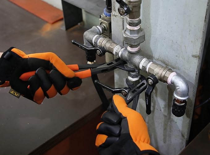 Beta 1048N 6 Inch Slip Joint, Groove Joint Pliers, Jaw Capacity 31-36 mm | Chrome Vanadium Steel, Slip-proof PVC Handles, for Automotive, Electrical, Industrial, and Professional Maintenance