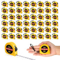 Copkim 50 Pcs 6 FT Mini Tape Measure Retractable Bulk Small Measuring Tape Pocket Size Measurement Tool for Operation Christmas Items Party Favor Gifts Stuffers for Men(Yellow)