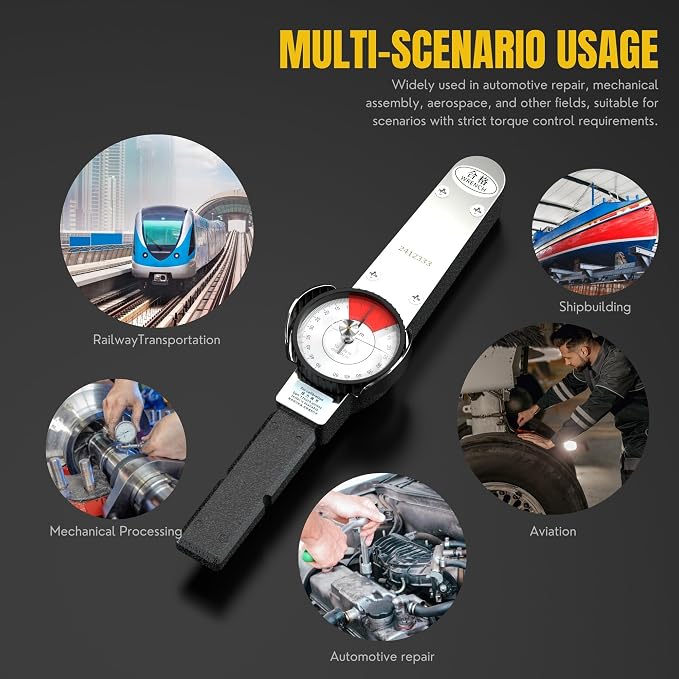 Generic 1/2 in Torque Wrench, 10-50 N.m TLB Dial, 3% Accuracy
