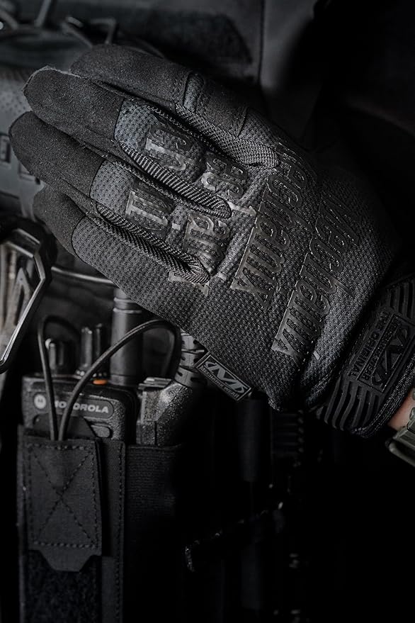 Mechanix Wear Original Tactical Glove - High Performance Anti-Slip Grip Safety Gloves - Impact Resistant & Touchscreen Capable - Small - Covert Black