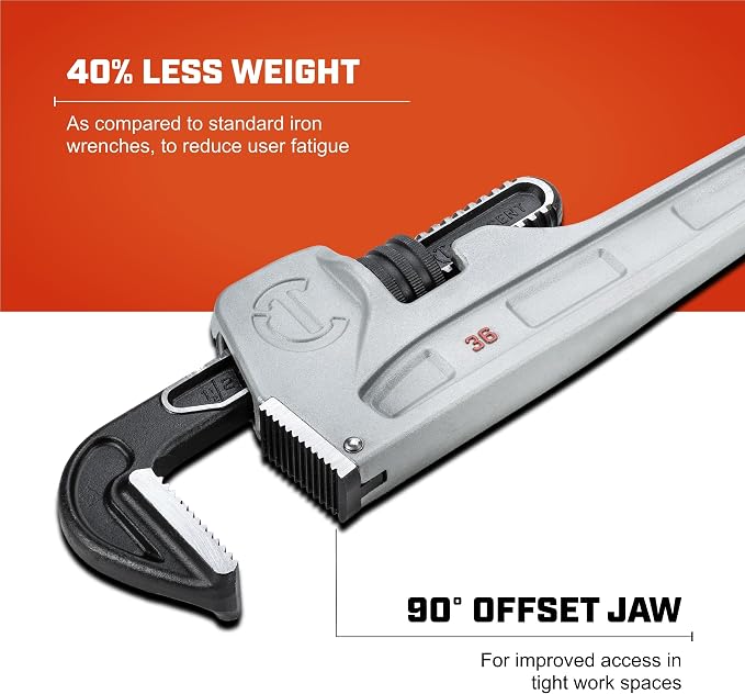 CRESCENT - Pipe Wrench, 36", Aluminum (CAPW36)