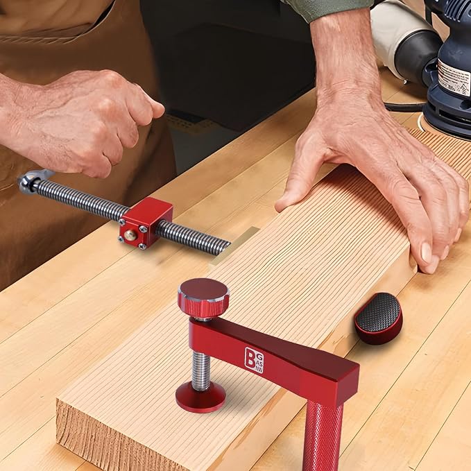 Bench Dogs Clamp Set for 3/4 Inch (19mm) Workbench Dog Holes, 8 Pack