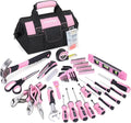 FASTPRO 220-Piece Pink Tool Set, Home Repairing Tool Kit for Women