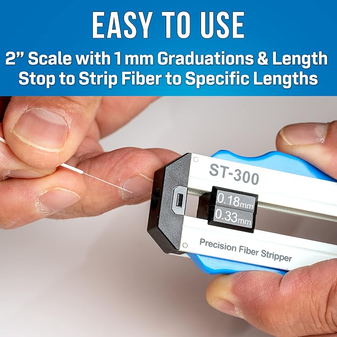 Jonard Tools ST-300 Precision Fiber Optic Stripper (180-330 Micron)