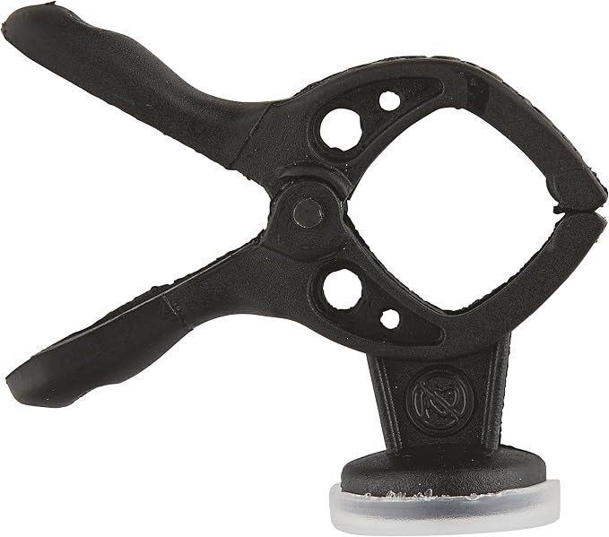 wolfcraft microfix XS Mini Spring Clamp with Magnet I 3010000 I The spring clamp with magnet clings to all magnetic surfaces and can also be used for heavy or bulky jobs involving oddly-shaped things.