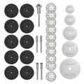 30pcs Cutting Wheel Set, Cutting Discs Compatible with Plastic for Rotary Tool, HSS Circular Saw Blades 5pcs, Resin Cutting Discs 10pcs Diamond Cutting Wheels 10pcs