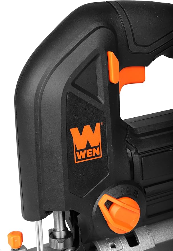WEN Cordless Jigsaw, Variable Speed with 20V Max 2.0 Ah Lithium Ion Battery and Charger (20661)