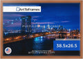 ArtToFrames Puzzle Frame for Buffalo Games 1500, 2000 Piece Jigsaw Puzzles, 38.5x26.5 Inch (98x67 cm), Burnt Umber Engineered Wood with Economy Acrylic, Ready to Hang Puzzle Display