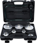 BGS 72054 | Oil Filter Wrench Set | with Oil Filter Drain Hose | for VAG, BMW, Citroën, Peugeot, Ford, Mercedes-Benz, Opel / Vauxhall, Volvo | 8-pcs.