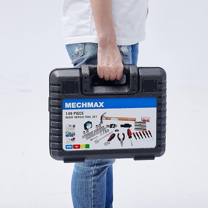 MECHMAX 149-Piece Home Tool Set with Socket and Wrench Kit
