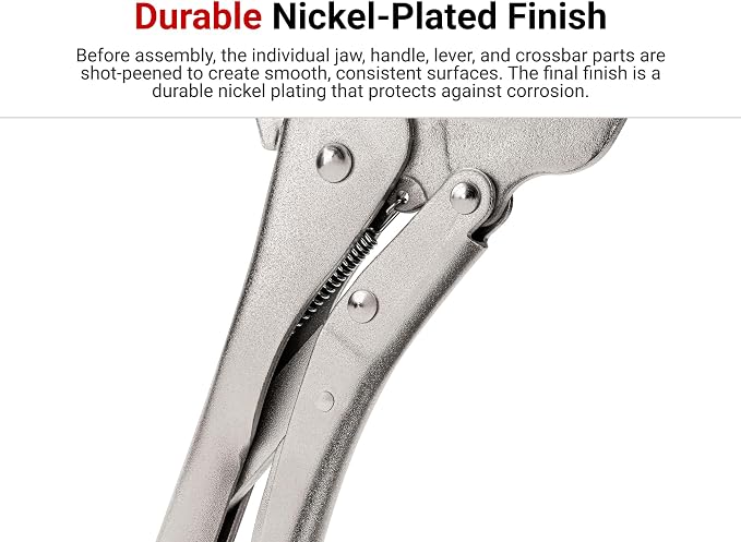 TEKTON Straight Jaw Locking Pliers Set (3-Piece) | PLK90004