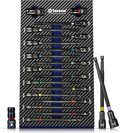 Facoow 6“ Impact Nut Drivers Set Magnetic, 18pcs Color Coded SAE & Metric Impact Nut Drivers, Extra Long Nut Drivers for Impact Drills, Impact Sockets Adapters (1/2" & 3/8") Impact Wrenches