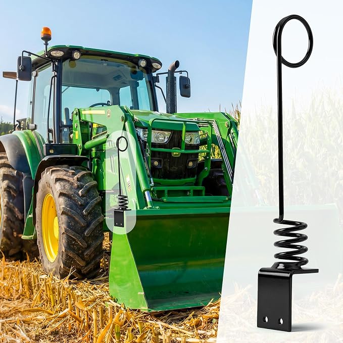 Tractor Hydraulic Hose Hanger - 0.3" Thick Plate (8cm)