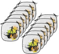 Lunarable Hawaiian Chair Cushion Pads Set 12, Surf Design Athlete Youth Culture Sea Water Sports Waves Under Sun, Anti-Slip Seat Padding for Kitchen & Patio, 16"x16", Yellow Black Apple Green