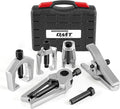 Orion Motor Tech 5-in-1 Ball Joint Separator, Pitman Arm Puller, Tie Rod End Tool Set for Front End Service, Splitter Removal Kit (BS06)