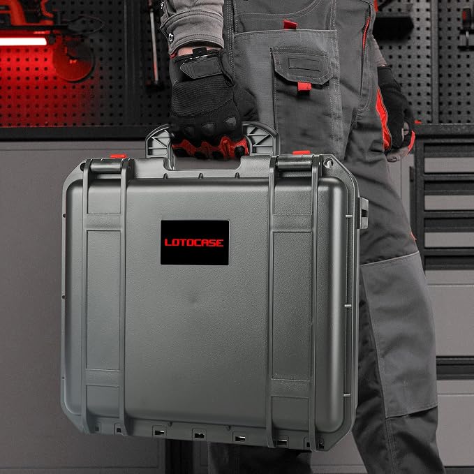 Hard Case for Milwaukee Jigsaw M18 - Storage Case Replacement for Jig Saw | Tool Carrying Case for Milwaukee D-handle Jig Saw 2737-20 Batteries & Charger Combo Kit Waterproof & Shockproof Storage Box