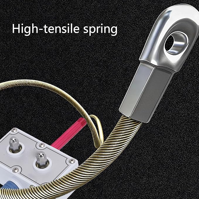 GOWENIC Electric Wire Threading Tool, Drill Attachment Cable Threader, Automatic Wire Insertion Extraction Tool Kit for Electrical Wiring Arrange, Adapter