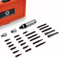 AKM Hand Manual Reversible Impact Driver Set Extractor-26 PCS Impact Screwdriver S2 Steel Hex Phillips Slotted Screwdriver Bits Much More Durable Disengage Rusted Fasteners or Frozen Bolts